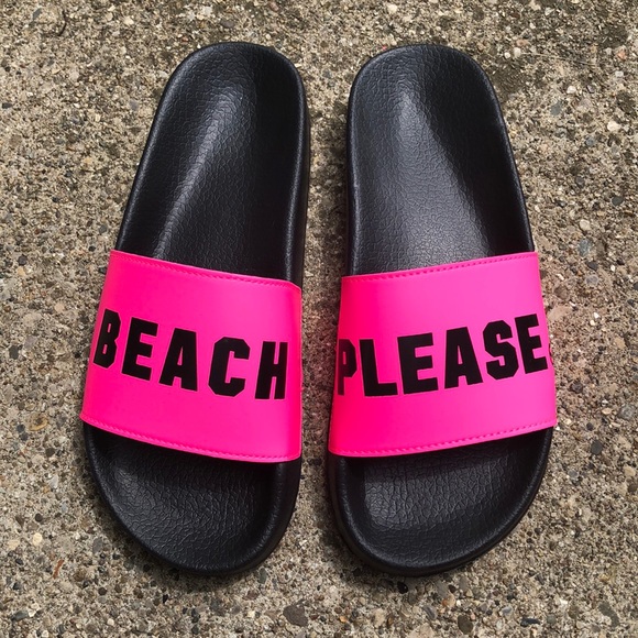 PINK Victoria's Secret Shoes - NEW - PINK Victoria Secret Slides